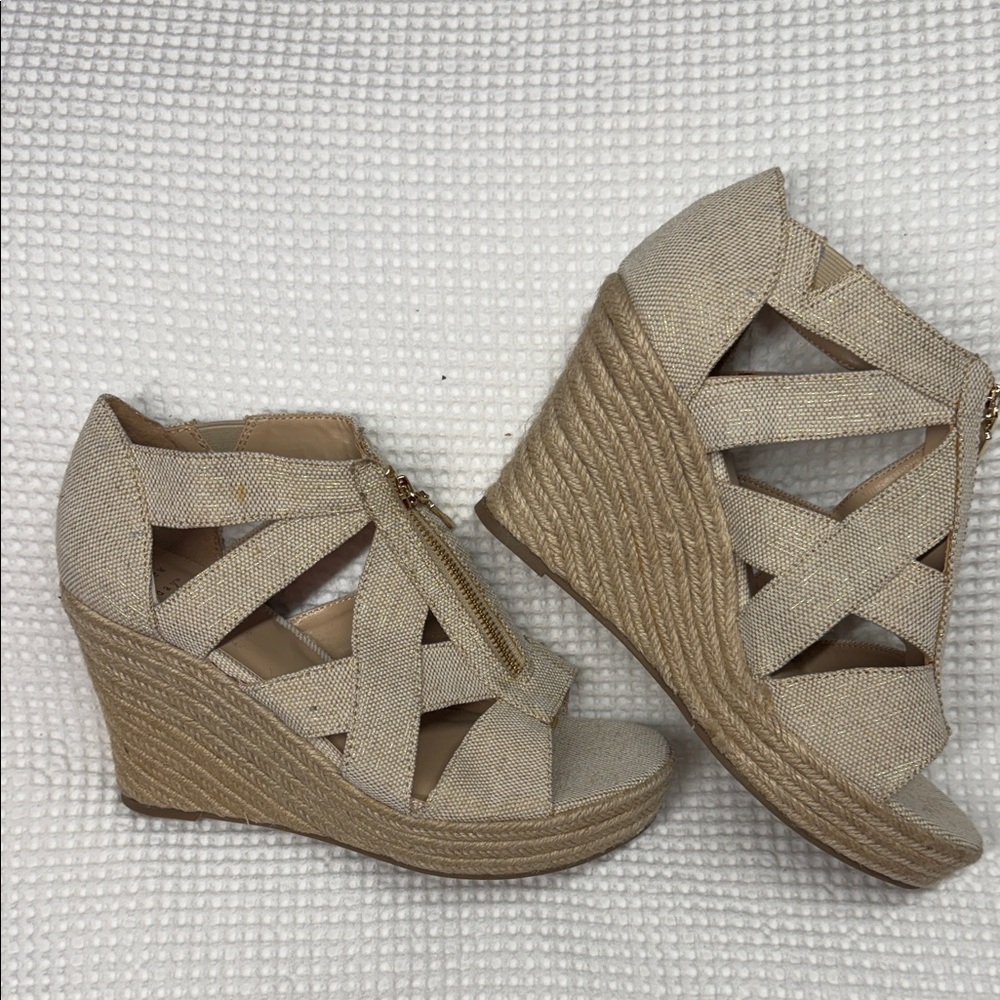Beige Wedge - A New Day Sandals - Size 9